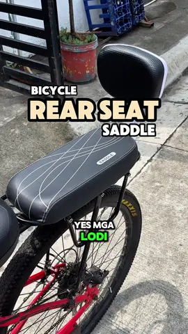 Bicycle Rear Seat Bike Rear seat for MTB Bike rear Seat for BMX Bike Rear seat with Foam Bike Accessories Upuan sa Bike Bike rear seat Electric Bike #rearseat #bike #bicycle #mountainbike #bmx #upuansabike #saddleseat #seatsaddleforbike #bikeaccessories #bikeessentials #biker 