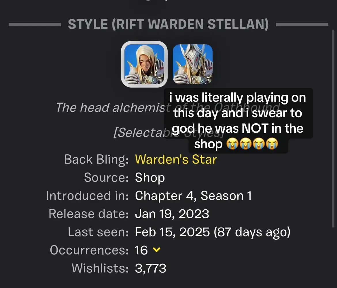 can someone please confirm if i was just blind… i literally have no memory of him being here 💔 | #armcns #fyp #fypage #fypシ #help #exclamationmark #oh #fortnite 