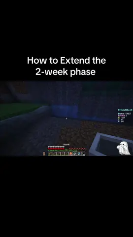 How to extend the 2-week phase of Minecraft #Minecraft #2weekphase 