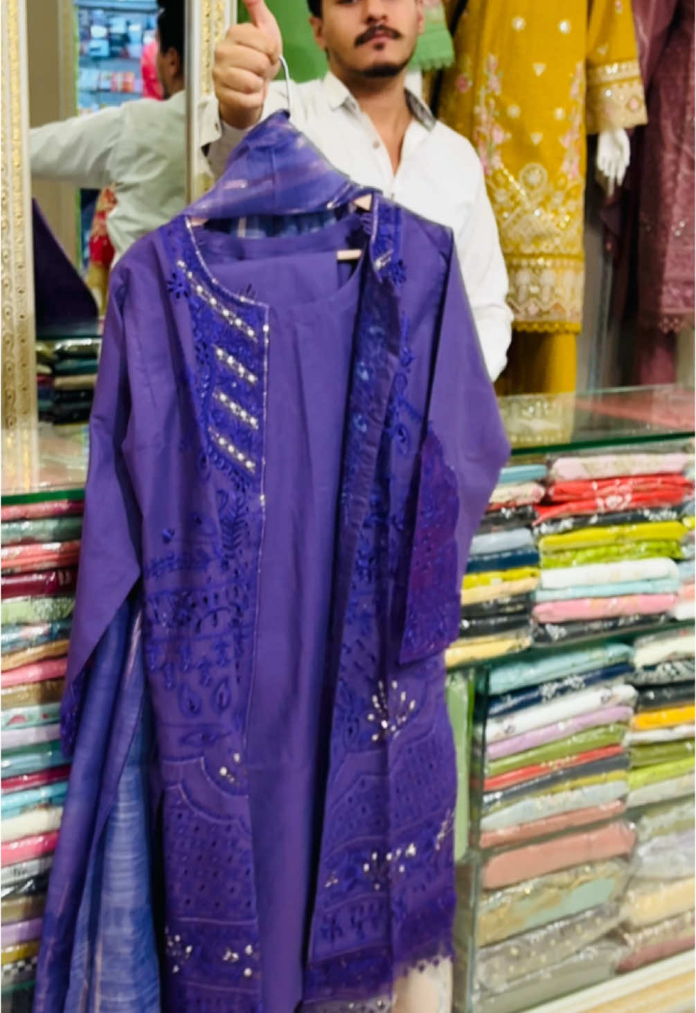 FOR ODER 03262666701 #candy #sheedge #lawn #goan #dress #suit #embroidery #newdesign #style #fashion #clothes 