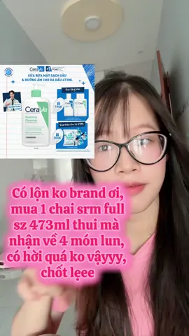 Sữa rửa mặt Cerave đang có giá hời nè mấy bà #cerave #suaruamat #xh 