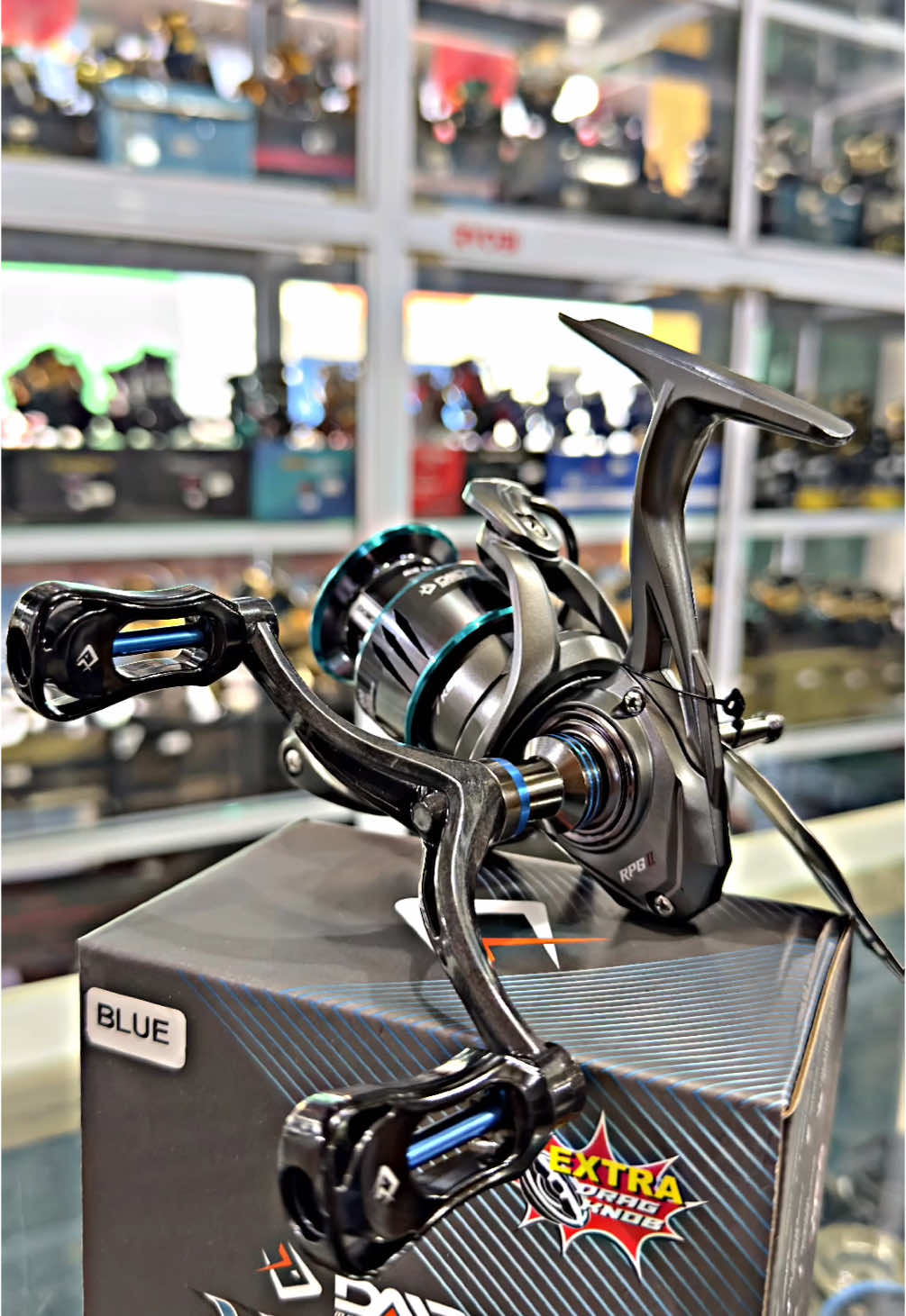 Ganteng juga kalau dikasih double handle dan reel stand #reelpancing #reelspinning #reeldaido #daidoarctic #mancing #mancingmania 