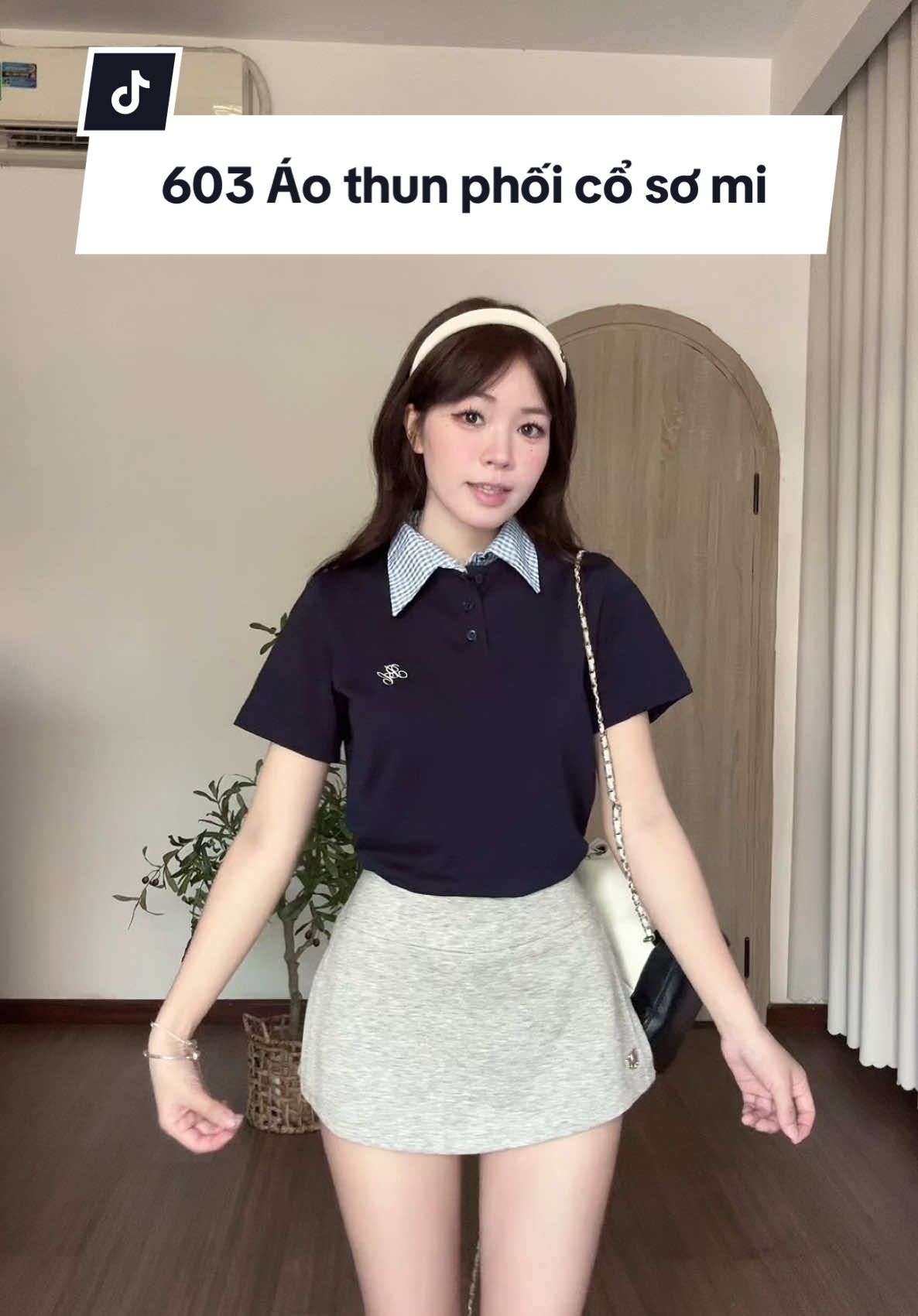 Đi học xinh xinh cùng @bycamcam #bycamcam #setxinh #aosomi #aothun #chanvay 
