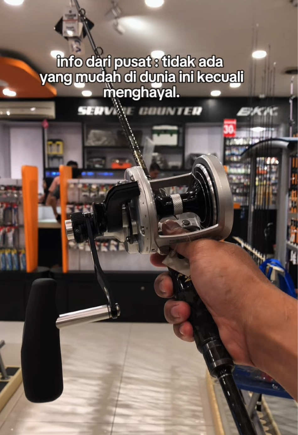Reel Peen Fathom II X Rod Bone Ocean Thug #bursapancingjakarta #overhead #jiggingfishing #penn #saltwater #powerfishing 