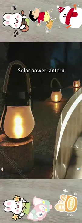 Solar Lantern Outdoor Lights, Upgraded Flickering Flame Solar Lantern Outdoor Waterproof Lights, Solar Lanterns for Patio Garden Decoration, Flame Garden Lanterns for Outdoor Patio Trail Decorations, Holiday Decoration