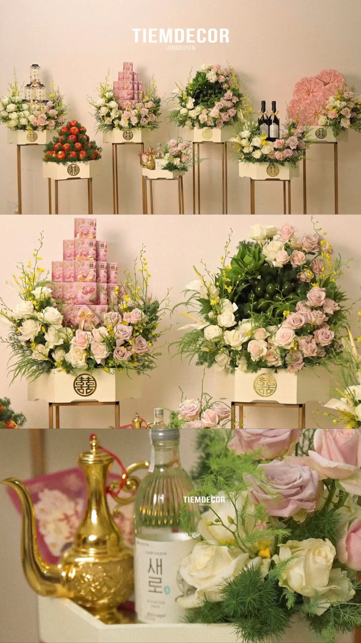 NAM CHAU x TIEMDECOR LONG XUYEN #mamqualx #trapcuoihoi #mamqualongxuyen #wedding #mamquacuoihoi #mamquarongphung #longxuyen #rongphung #mamquatiemdecor 