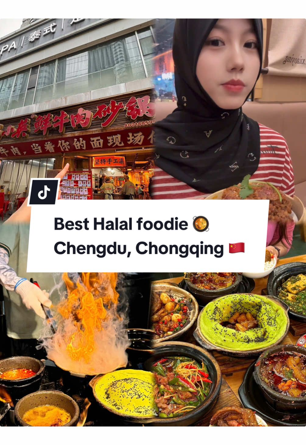 😋 Halal Foodie in Chongqing, Chengdu 🇨🇳 signature dish like Hot Pot Daging 🌶️ Mee Cili and sweet dessert! Must Try! #muslimchina #halalfoodchina #halalfoodie #halalfood #muslimtravel 
