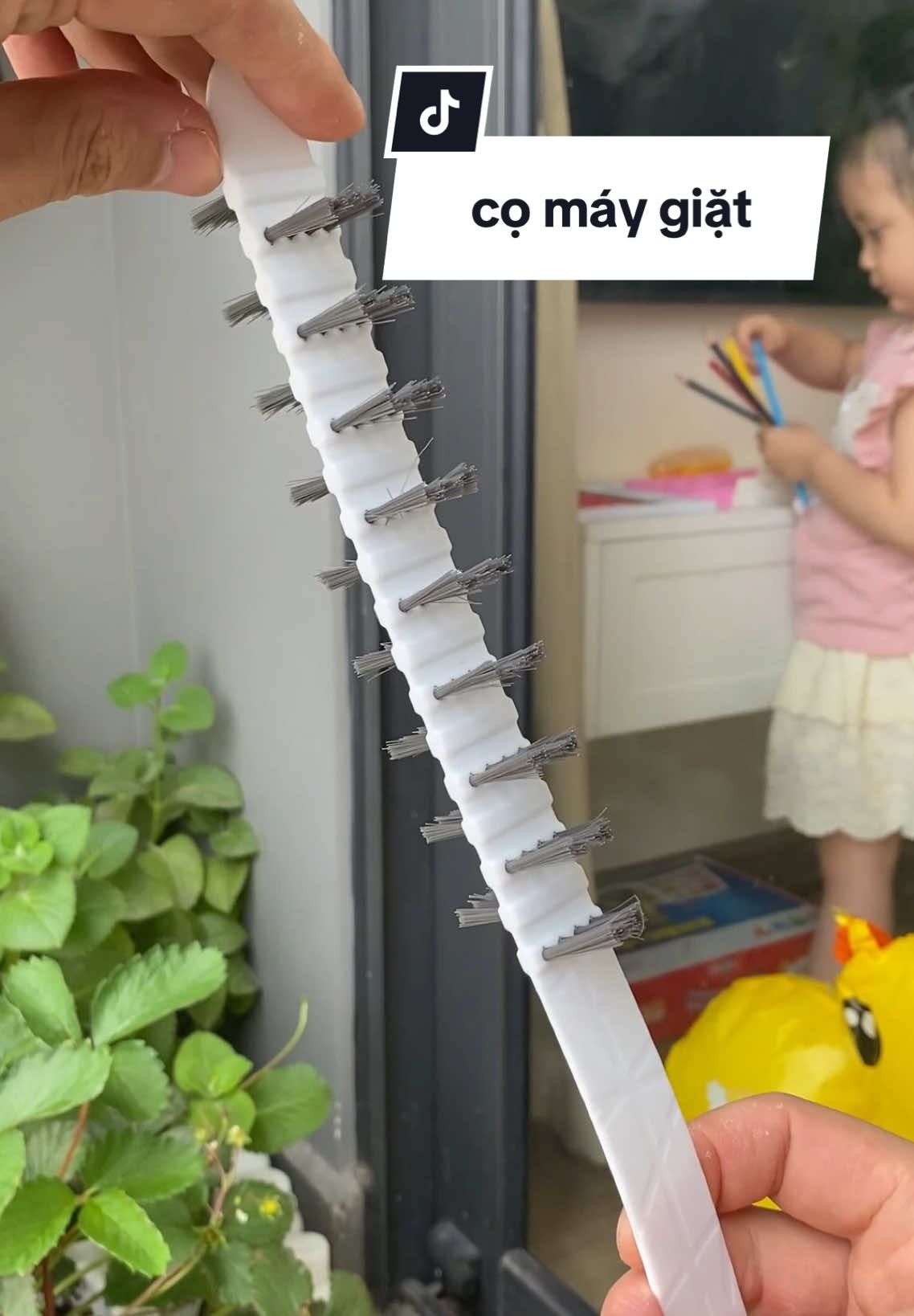 cọ vệ sinh lồng máy giặt #minhlamviecnha 