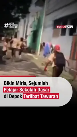 Warga Kota Depok dihebohkan dengan aksi tawuran pelajar sekolah dasar (SD) di kawasan Cilangkap, Tapos, yang terekam dalam video dan viral di media sosial. Ketua RW setempat, Muhbang Laibu, membenarkan bahwa insiden yang terjadi sekitar pukul 10 pagi itu melibatkan anak-anak SD yang tinggal di sekitar lokasi dan sempat dilerai warga. Dinas Pendidikan Kota Depok bersama Polsek Cimanggis akan memanggil pihak sekolah dan orang tua para siswa yang terlibat pada Kamis (15/5/2025) guna mencari solusi dan langkah pencegahan. Selalu update berita terkini di BeritaSatu.com & YouTube BeritaSatu! #TawuranPelajarSDDepok #SDDepok #Depok #SaatnyaIndonesiaBerbenah #BeritaSatu