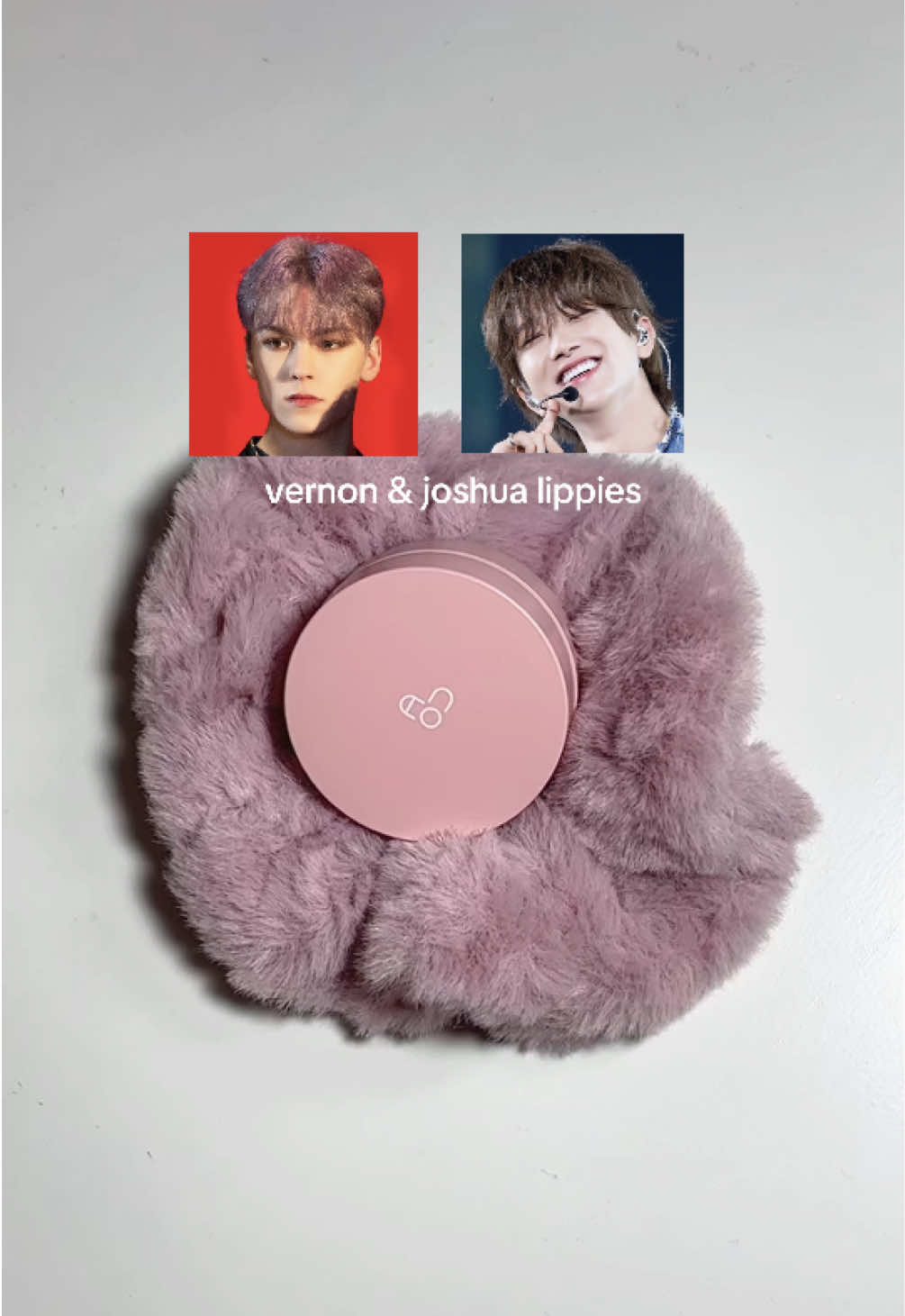 aou glowy tint balm in shade #01 apple balm #aou #vernon #joshua #seventeen #lipbalm 