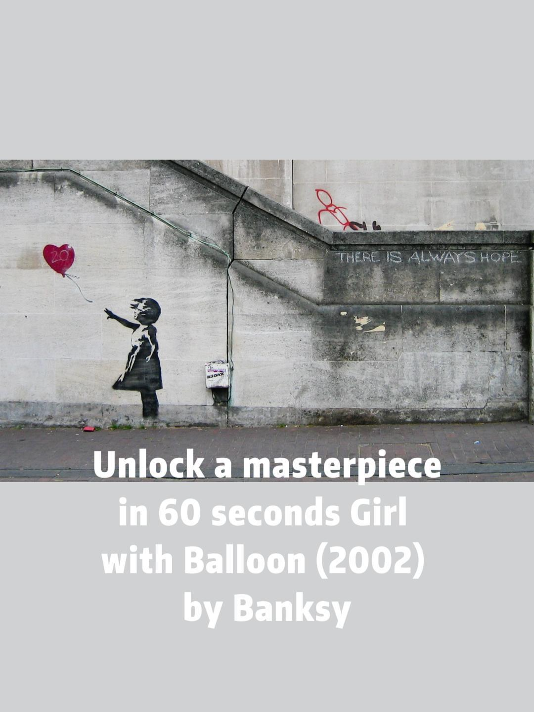 Banksy's Girl with Balloon depicts a little girl and a red - hearted balloon that is floating away. Love, hope, childhood, and freedom converge here. Amidst the contrast, beauty seems to be fading away. It is a form of street rebellion, challenging the traditional order of art. The self - destruction during the 2018 auction further pushed the collision between art and commerce to a climax, leaving a unique mark in contemporary art. #Impressionism #SpringArt #ArtHistory #Masterpiece #ArtLovers #DailyArt #ChinaFranceCultureSpring2025 #ImpressionismExhibition #LandscapeArt #GalleryExhibition #ArteraApp