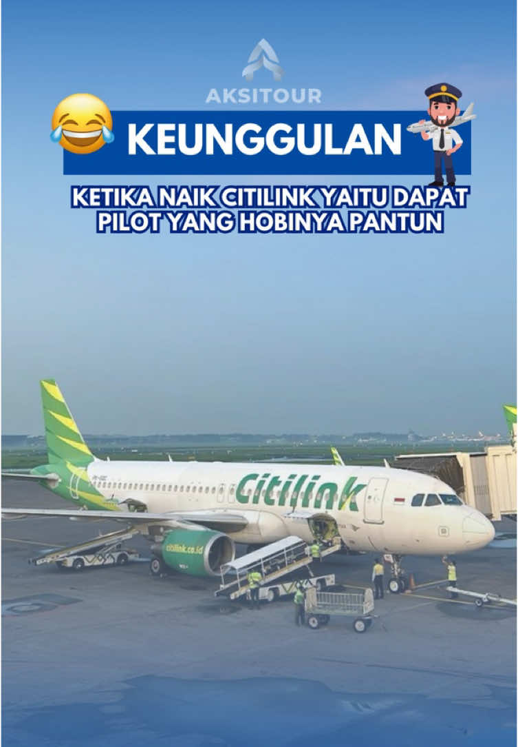 Salah satu keunggulan naik ✈️ Citilink bareng AksiTour? Bukan cuma dapet penerbangan nyaman 🛫 tapi juga dapet pilot yang hobinya... pantun! 🎤✨ “Kalau liburan jangan ditunda, Ayo berangkat bareng AksiTour aja!” Dari lepas landas sampai mendarat 🛬, suasana cair dan penuh tawa 🤭 Jalan-jalan ke luar negeri jadi makin berkesan karena bukan cuma destinasi yang seru, tapi juga perjalanannya! ☁️📖 Liburan hemat, pengalaman nikmat, plus pilot pantun yang bikin ngakak?  📲 Yuk, langsung chat admin AksiTour sekarang juga!   👇Info selengkapnya :  🏢 Kantor AKSITOUR Ruko De’ Minimalist Jl. Pramuka Blok A No.16  RT 004 RW 003 Rawalumbu - Sepanjang Jaya Kota Bekasi 17114   📞 Whatsapp AKSITOUR 0812-7777-7830   #CitilinkIndonesia #AksiTour #LiburanHemat #TripUnik #PilotPantun #JalanJalanAsik #TravelExperience #NaikCitilink #AksiNyataTripLuarBiasa #OpenTrip2025 #TourLuarNegeri #PengalamanTerbang #ceritadarilangit #Trip3Negara #AksiTourTravel #LiburanHemat #companytrip #studytour #familygathering 