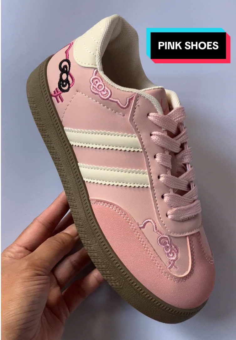 Soafer Cute! 😍 True to size pero okay lang din kahit mag add 1 size para mas comfy dahil hindi naman malaki sizing nya, may other colors pa sa basket. Comment nlang ung mga naubusan ng stock pra manotify isa isa pagdating ng restock.  #pinkshoes  pink sneakers for Women Flat Rubber Shoes #aestheticshoes #Shoes #pink 