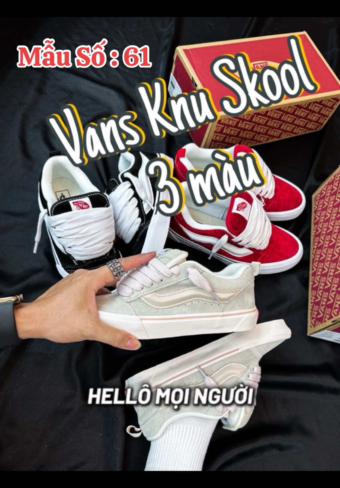 Một video với 3 phối màu của Vans Knu Skool luôn ạ . Mong anh em xem hết nha #phamvung #review #sneakers 
