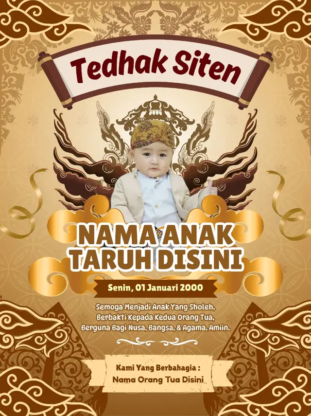 Template Canva | Desain Banner TEDHAK SITEN #templatecanva #canva #template #canvadesign #templatecanvatedaksiten #templatecanvatedhaksiten #tedaksiten #tedhaksiten #tedhaksitenjawa #pitonpiton #tradisijawa #turuntanah #adatjawa #fyp #fypage #fyppppppppppppppppppppppp #fypシ゚ #fypp #lewatberanda #viral #tren #canvatutorial #canvauntukpendidikan #jokiposter #jasadesain #desaingrafis #banner #desainbanner #cetakbanner #capcut #velocity #templatecapcut #jjcapcut 