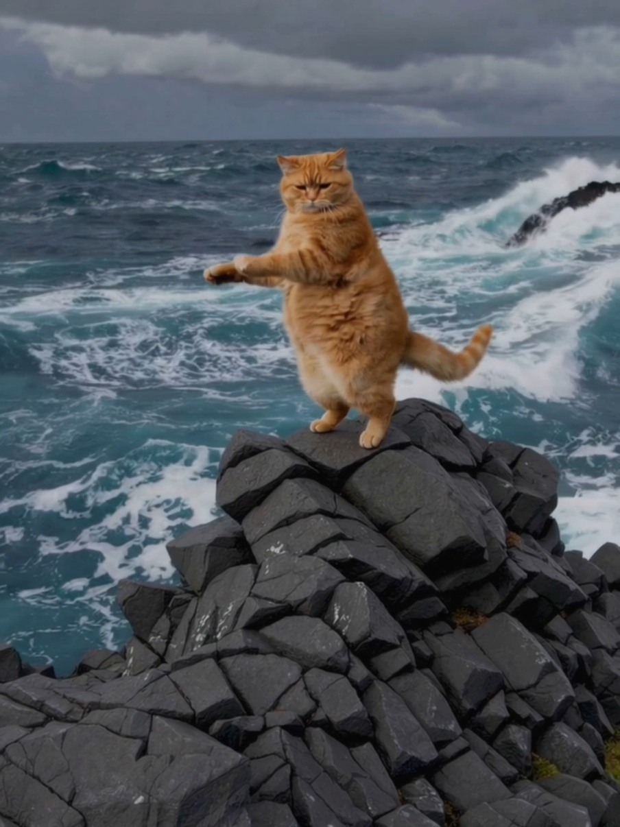 🐈💃🏻🧡  #🧡 #cat #ai