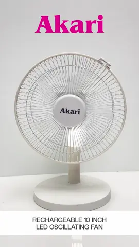 Portable power meets powerful airflow. 💪 Perfect for camping, working, or chilling at home. Our rechargeable oscillating fan brings the breeze with you—no outlet needed! #Akari #rechargeable #fan #fyp #fyppppppppppppppppppppppp #fypage #fypp #fypdong