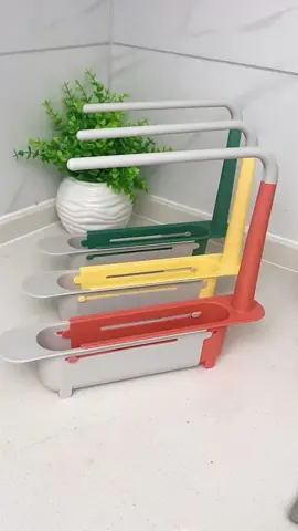 Adjustable 2-in-1 Telescopic Sink Storage Rack Holder ,it helps me save kitchen space and dry dishes quicker #kitchenrack #rackholder #kitchen #TikTokShop #gourmet #drainrack 