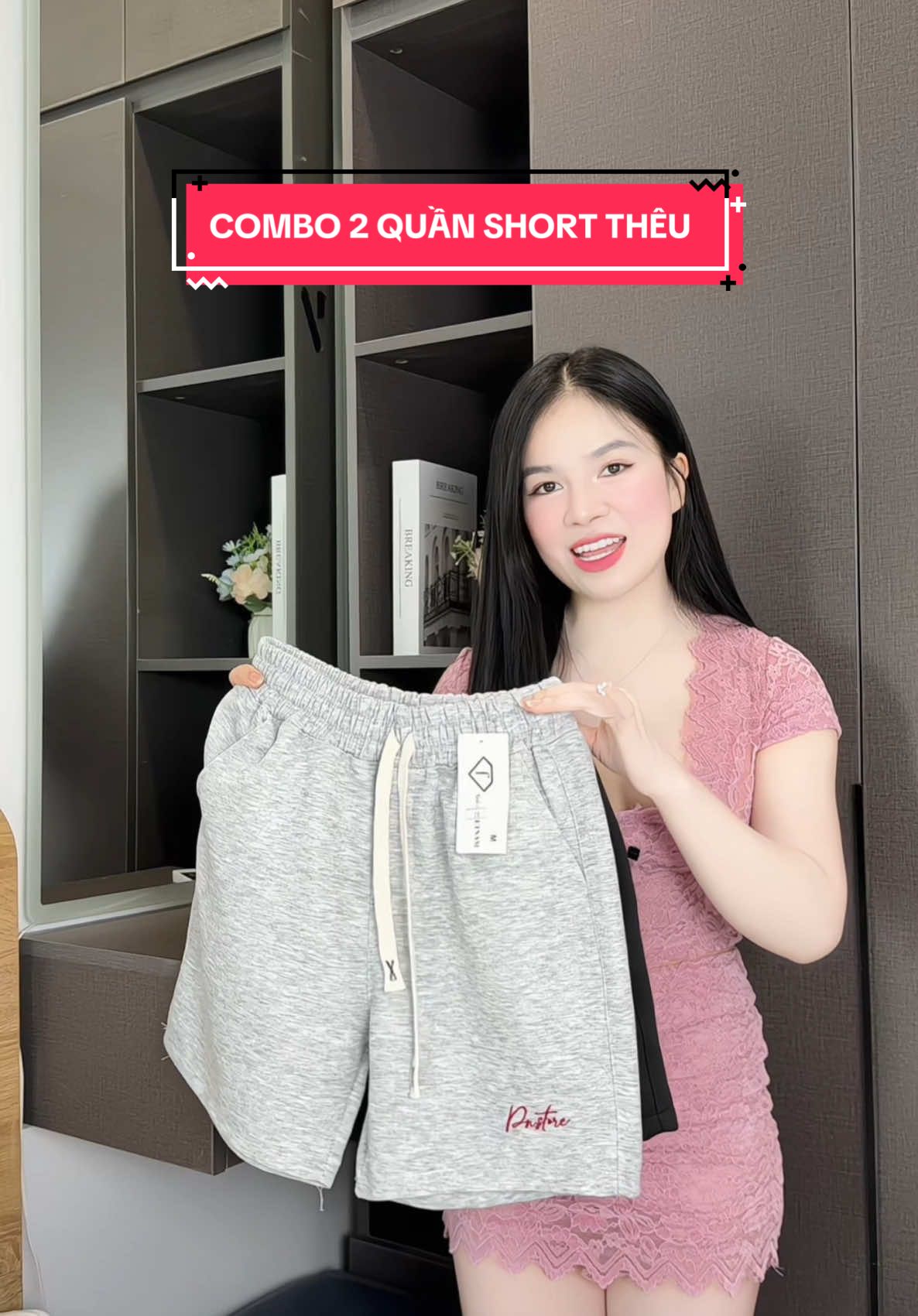 COMBO 2 QUẦN SHORT THÊU