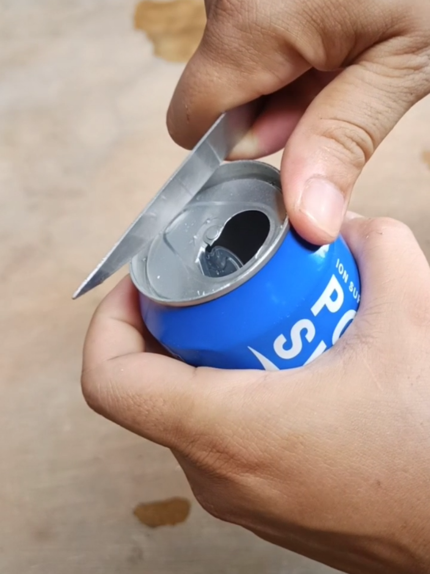 cara rapih buka kaleng #tips #trick #lifehacks #fyp #foryoupage 