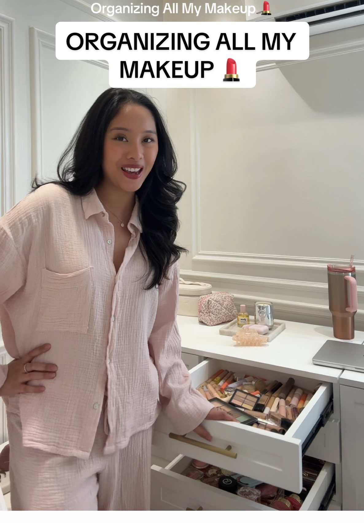 Replying to @dahmoswift organizing my dream makeup collection in my dream vanity 😭💖💫 #makeup #makeupcollection #BeautyTok #fyp #beautyph #makeupph #organizewithme 