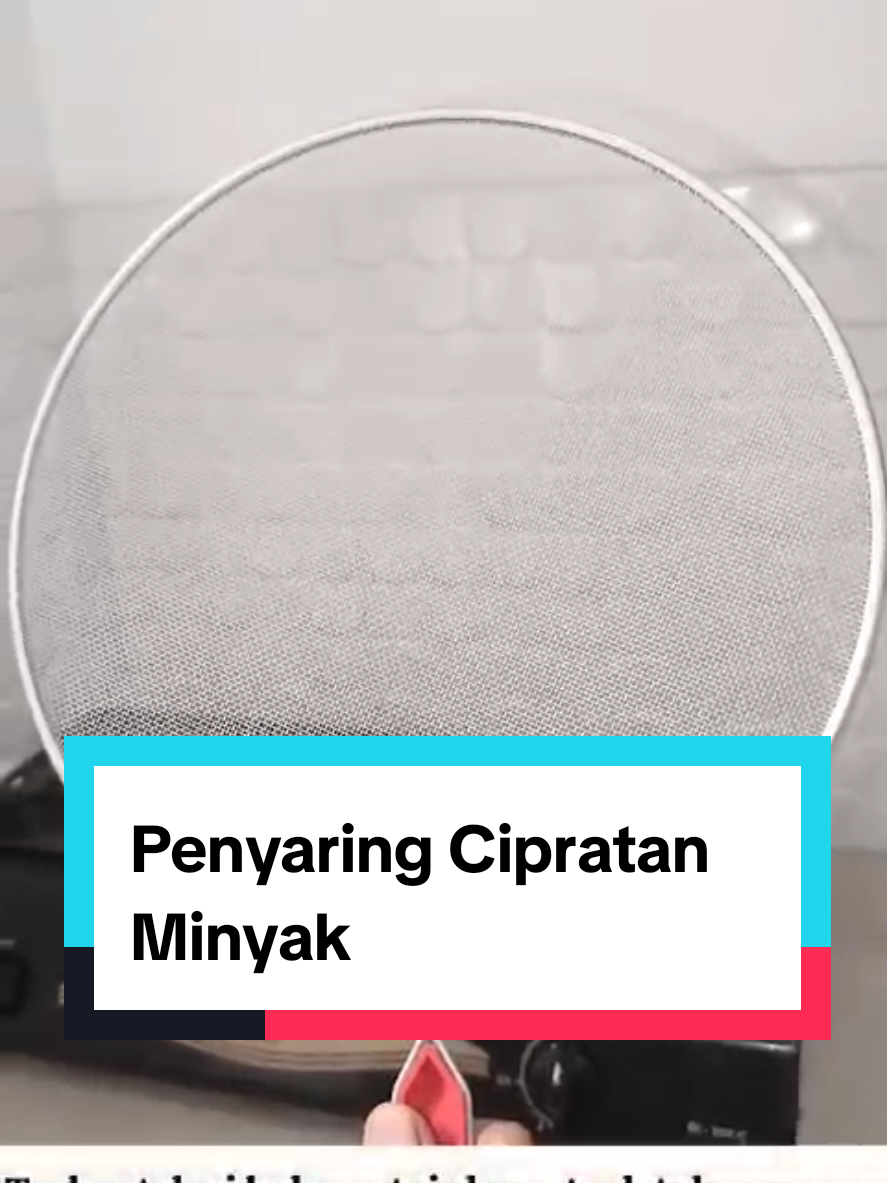 Alat Penyaring/Pelindung Cipratan Minyak #fyppppppppppppppppppppppp  #masukberanda  #perabotanrumahtangga 
