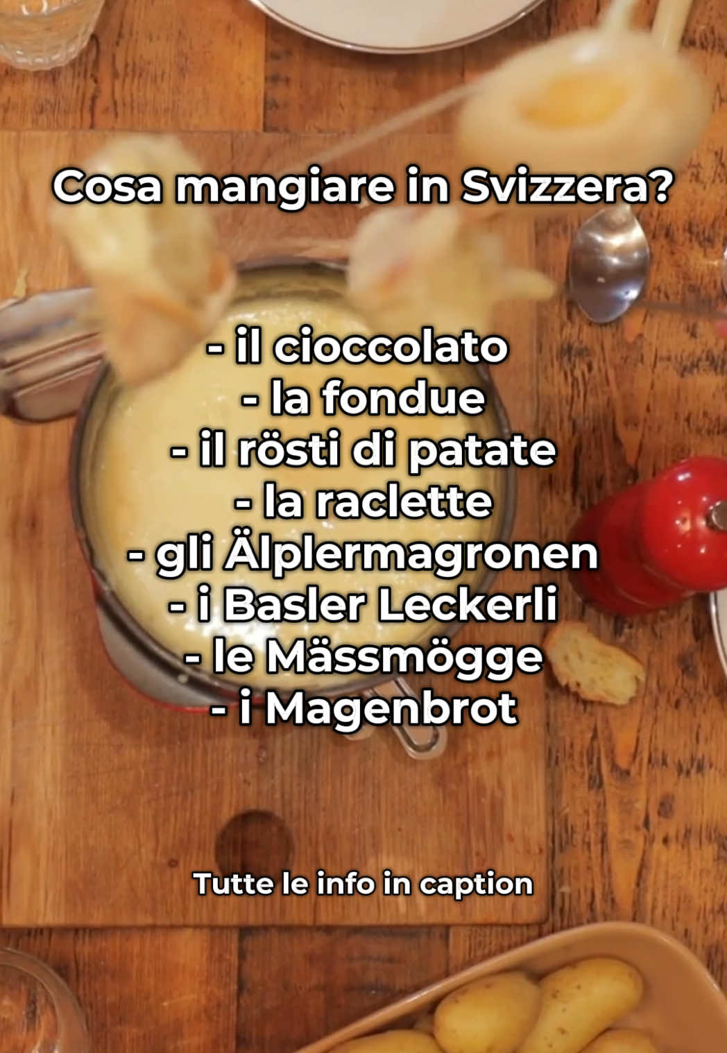 L’Eurovision sta iniziando 🎶 Se sei a Basilea non puoi perderti alcuni dei loro piatti tipici 😋 🍫 il cioccolato svizzero, tipico in tutta la regione 🧀 la fondue, una fonduta al formaggio da gustare con pezzi di pane 🥔 i *rösti* di patate, patate grattugiate e saltate in padella con burro, pancetta e cipolla 🫕 la *raclette*, formaggio fuso servito con patate lesse con la buccia, cipolline, cetrioli e senape 🍽️ gli *Älplermagronen,* i “maccheroni” alpini svizzeri al gratin di patate, con formaggio, cipolle e panna, accompagnati da una mousse di mele. 🍪 *i Basler Leckerli,* i tradizionali biscotti di Basilea preparati con canditi, frutta secca e miele  🍬 *le Mässmögge,* caramelle di zucchero a due strati di colori ripiene di cioccolato 🥠 i *Magenbrot,*  biscotti speziati preparati con cannella, anice stellato, chiodi di garofano e noce moscata. Che aspetti? Visita la Svizzera in questo periodo e assapora la bontà del loro cibo 😋 E non dimenticarti la nostra eSIM, con il codice BASILEA15 🇨🇭 #airalo #esim #svizzera #eurovision #basilea #cosamangiare #cibo #visitbasel 
