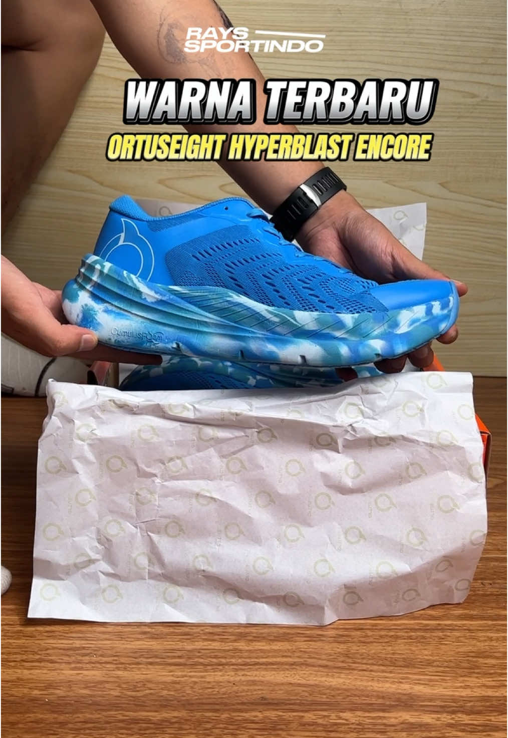 Ortuseight Hyperblast Encore warna terbaru sudah tersedia di Raysportindo!🥳🥳  Yang dulu ga kebagian Ortuseight x @desaanaksos sepatu ini bisa jadi solusinya, Bray!🤩  #Raysportindo #TokoSepatuIstimewa  #Ortuseight #OrtuseightHyperblastEncore