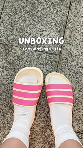 Dép quai ngang nam - nữ mang đều đẹp lun 😚 #depquaingang #dép #depnamnu #depnamnuthoitrang #unboxing #xuhuong #viral #fypツ #foryou #thaothichriviu 