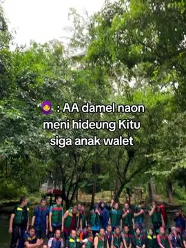 duhhh meni tega si neng mah  Mau Booking Citumang??? Bisa DM Atau Klik Link WhatsApp Di Bio Profil. #citumang #bodyrafting #pangandaran 