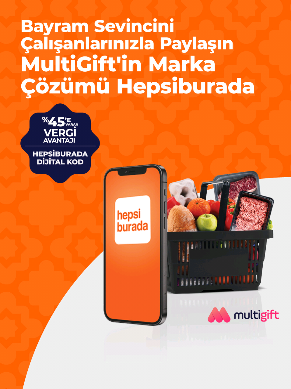 MultiGift'in marka çözümü Hepsiburada ile bayramda çalışanlarınıza destek olun. 🎁 MultiGift'in Hepsiburada marka çözümü ile çalışanlarınıza dijital kod hediye edin, ihtiyaçlarını özgürce karşılama imkânı sunun. Üstelik %45’e varan vergi avantajıyla şirket bütçenizi de koruyun. Detaylı bilgi için bioya tıklayın. #MultiGift