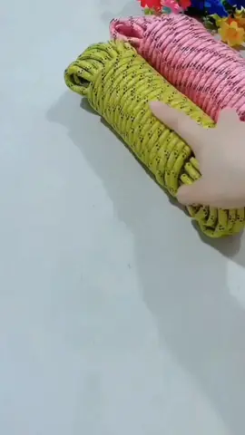 #Colorful nylon rope, suitable for outdoor use, can be used to dry clothes and bedding.#rope #clothesline #Safety rope#Good to use#essential 