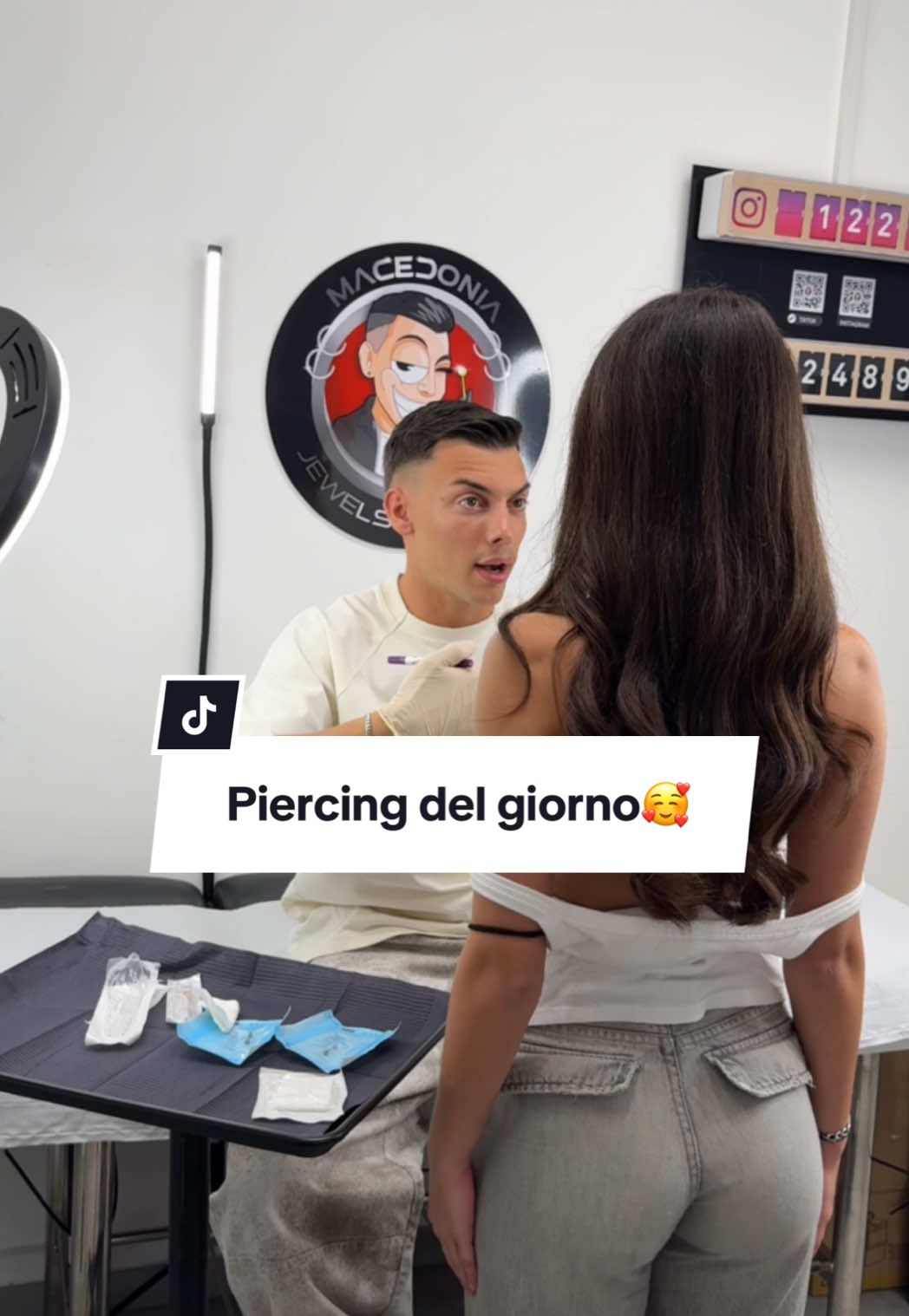 Piercing del giorno🥰 🎥: @Kube Agency | Content Creation  #paologiausa #piercingstudio #piercing #piercinglovers 