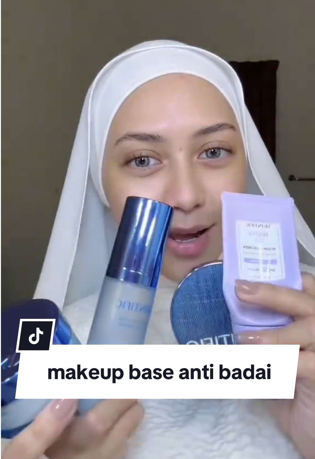 Replying to @adawiyahafandi makeup base matte & anti badai? 🫣 #makeupbaseskintific