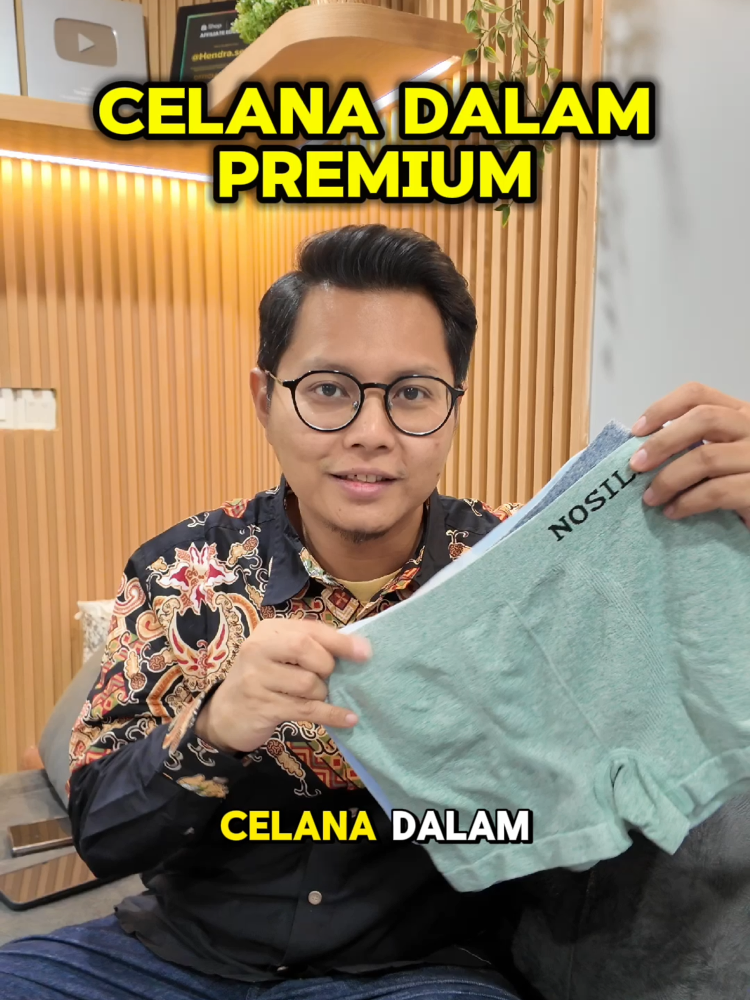 Paket 3pcs underwear / celana dalam pria Nosile model boxer bahan adem premium nyaman dipakai harga murah promo #celanadalampria #celanadalamboxer #celanadalamnosile #celanadalammurah #cuantanpabatas #wibgajian