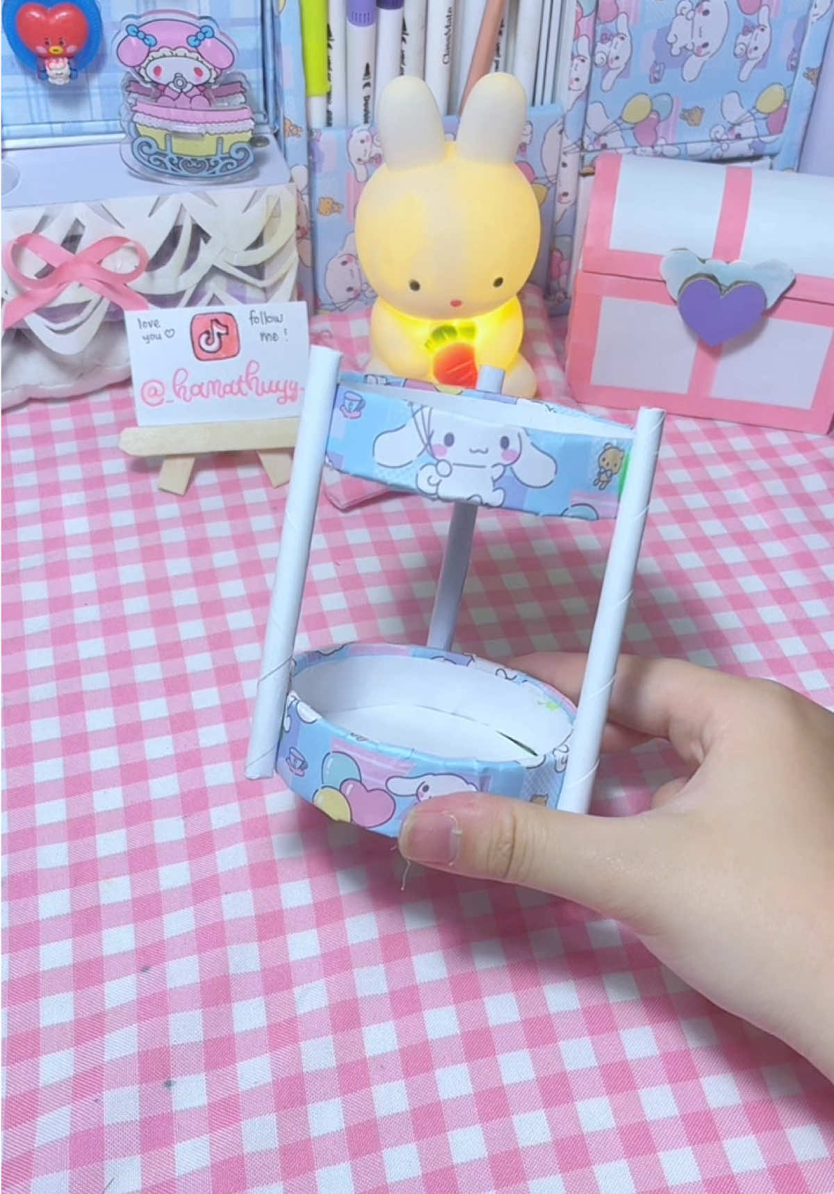 Tái chế lõi băng keo #craft #DIY #hanathuy #kheotay #recycle 