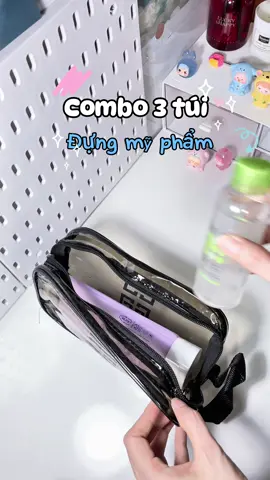 Combo 3 túi đựng Mỹ phẩm #tuidungmypham #combotuidungmypham 
