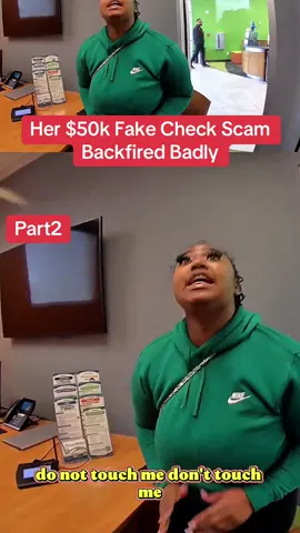 Her $50k Fake Check Scam Backfired Badly#cops #copsoftiktok #bodycam #police #policeofficer #copsontiktok #policeoftiktok #fyp 