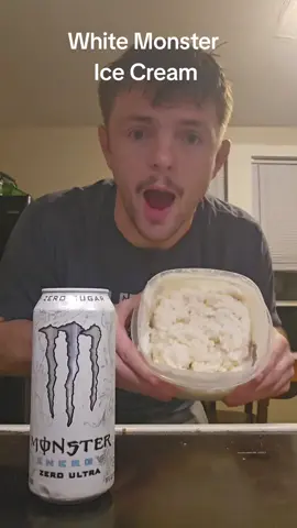 I made white Monster Ice Cream. What do it make next? #whitemonster 