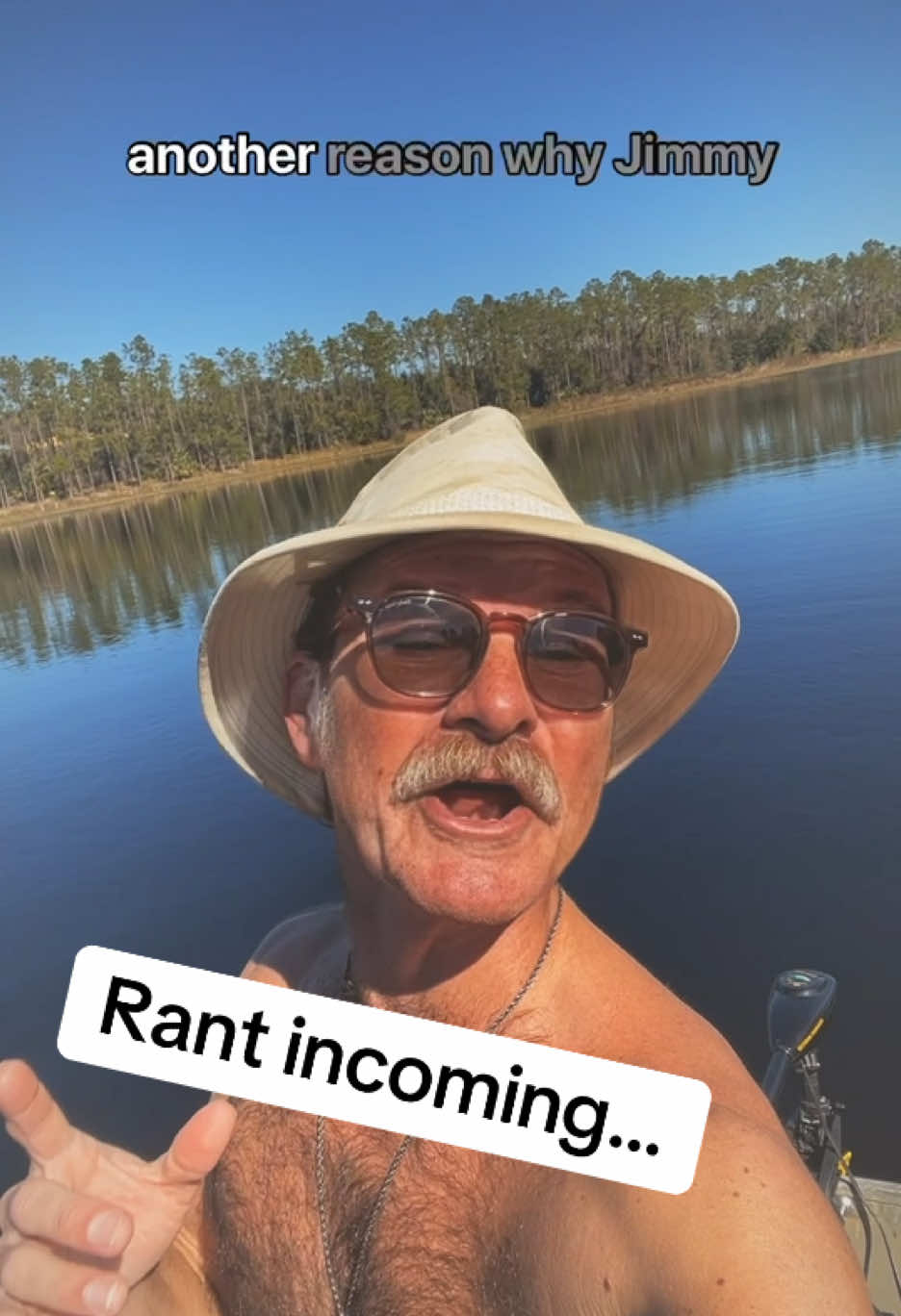There is nothing I like more than sittin in the boat ranting and rambling about @jimmybuffett man #funny #music #jimmybuffett #happiness #art #joy 