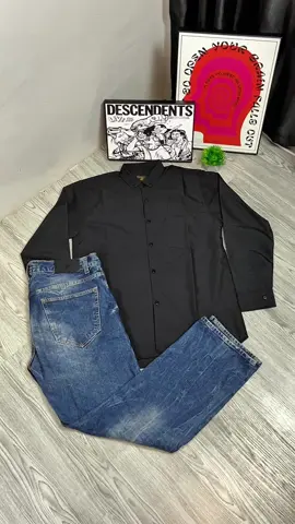 Rekomendasi outfit keren #kemeja #kemejapria #celanajeans #outfit 