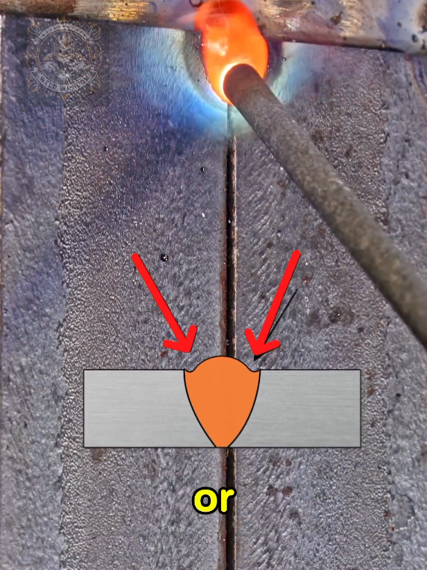 Rod Angle Importance 💪  #weldingprocess #weldlikepro #welderlife #weldingtip #welder #welding 