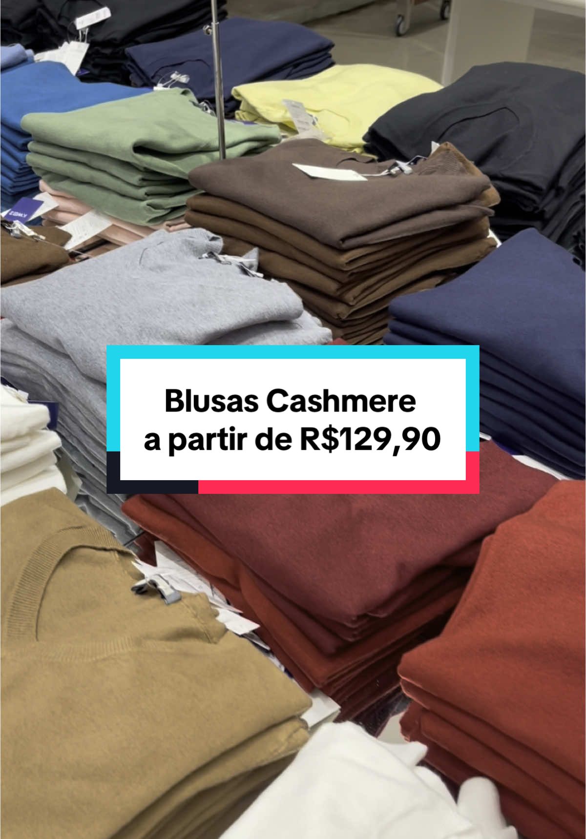 Blusas em fio de cashmere a partir de R$129,90. Explore nossas lojas na principal rua do Bom Retiro ou acesse nosso site e compre online 🛒 www.kwi.com.br