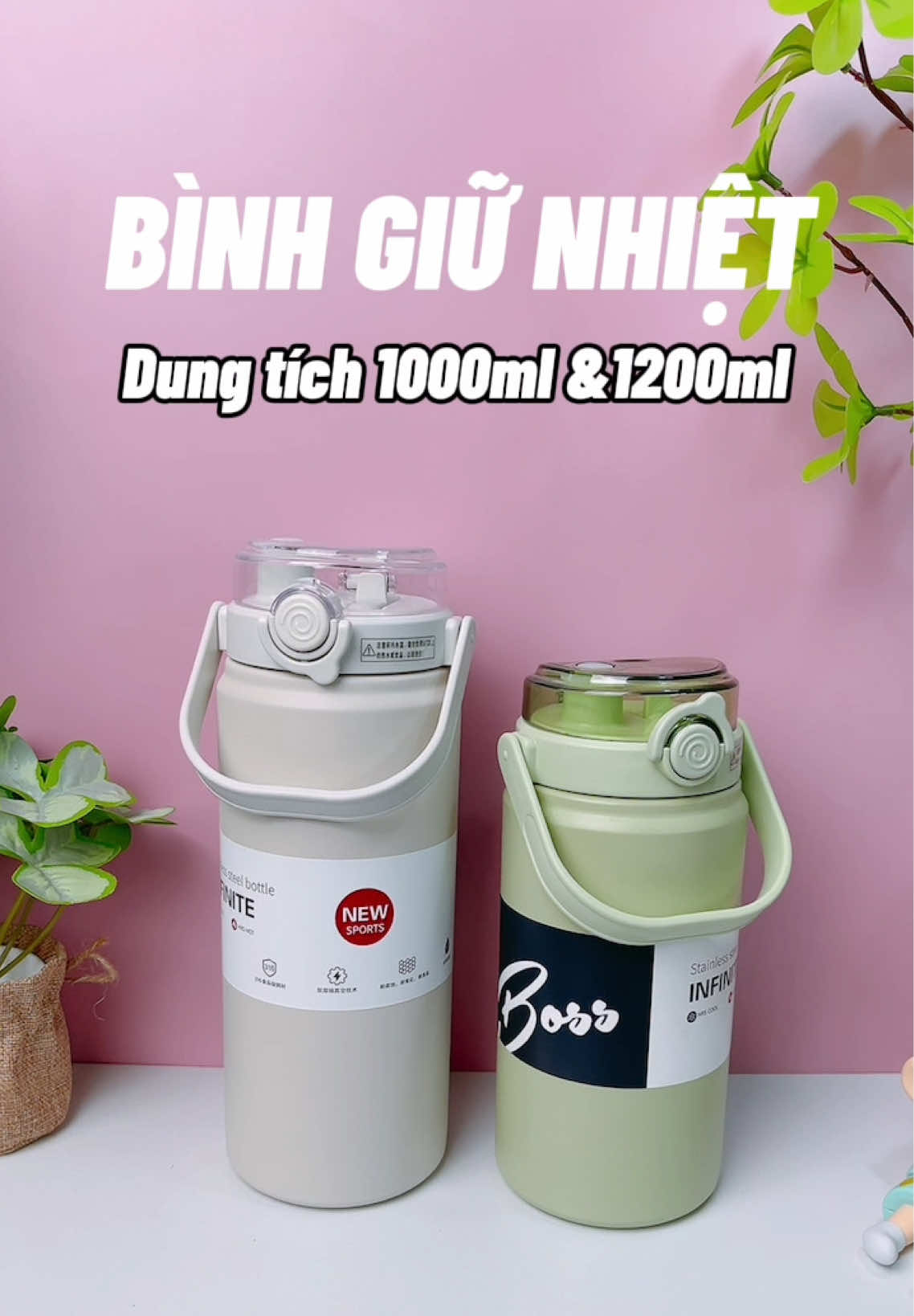 Bình giữ nhiệt dung tích 1000ml&1200ml siêu tiện được bằng inox 317 chống han rỉ tốt! #binhgiunhiet #binhgiunhiet1200ml #binhnuocgiunhiet #binhgiunhietinox316 #review #meoreview999 #topthinhhanh #topbanchay 