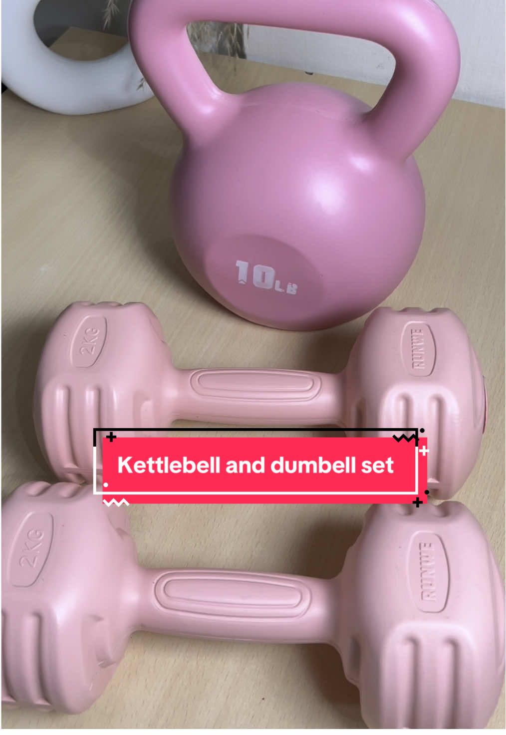 busy di makapunta ng gym? what if meron ka nito #dumbell #dumbellworkout #kettlebell #dumbells #homeworkout 