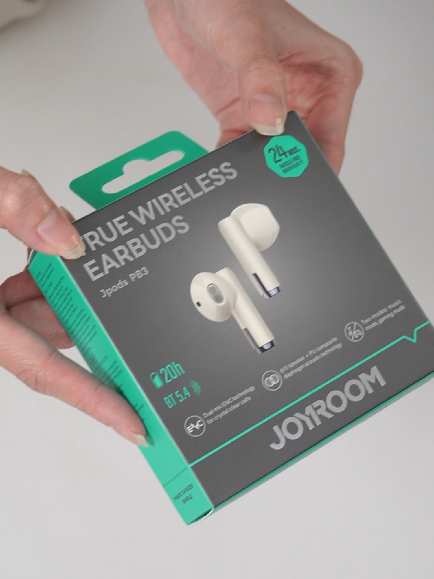 Joyroom หูฟังบลูทูธ รุ่น JR-PB3 หูฟังไร้สาย เสียงดี แบตอึด ใช้งานได้ยาวนาน