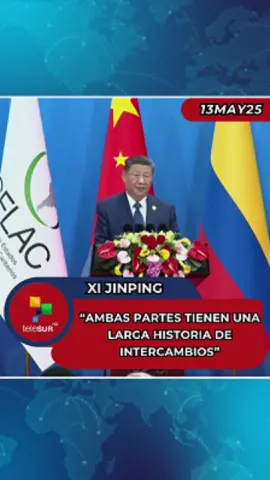 “Ambas partes tienen una larga historia de intercambios” El presidente de China, Xi Jinping, ofreció un discurso de apertura al Foro de CELAC, donde declaró su apoyo a que los países latinoamericanos y caribeños rechacen las interferencias externas y sigan un camino de desarrollo. El mandatario chino aseguró que está satisfecho de la historia de intercambios entre China y América Latina y el Caribe.  #china #XiJinping #CELAC #noticias #actualidad #teleSUR #parati