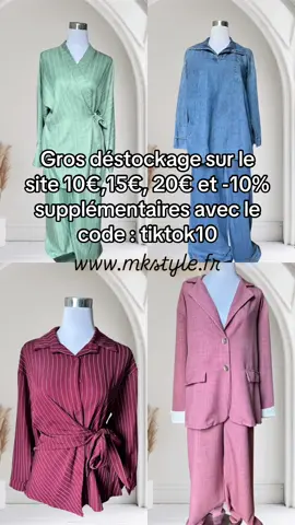 Gros destockage avant la nouvel co !! Rendez vous vite sur le site (lien en bio)