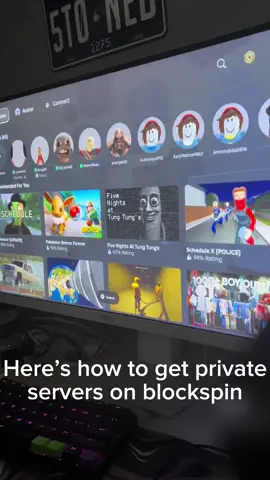 How to get private servers on blockspin #fyp #blockspin #roblox #private #server #xbox 