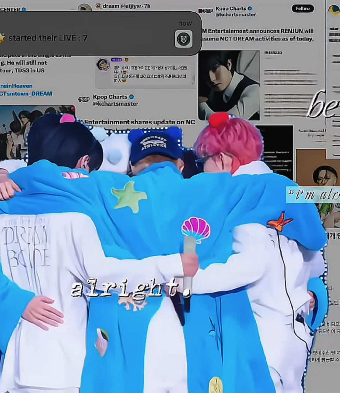 do u remember the 20th of april? the worst thing in my life happened that day, and it took 170 days of my 2024 without him. i cant explain how truly i feel now he’s back here, he’s in my side ‘.      —#renjun 